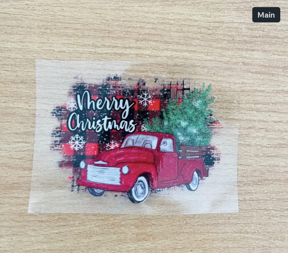 Merry chrismas decal