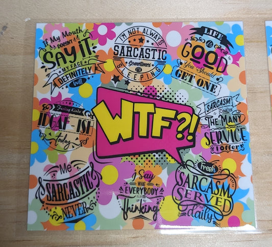 WTF UV-DTF Decal