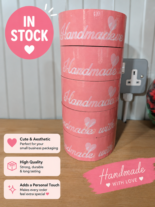 Pink Personalized Packaging Tape