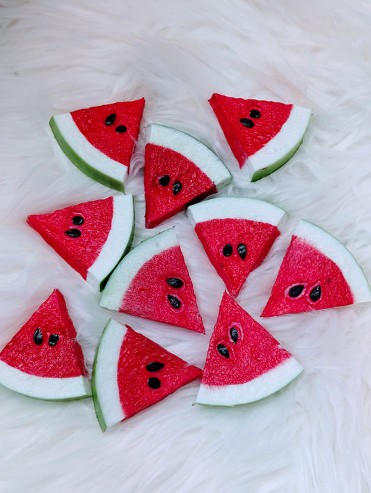 Watermelon slices resin charms