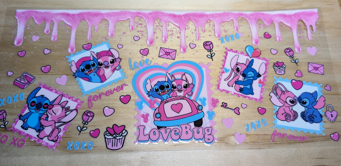 16oz UV-DTF love bug