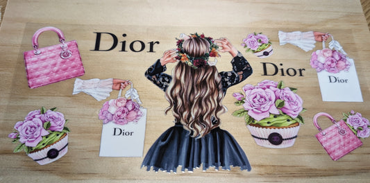 16oz UV-DTF Dior